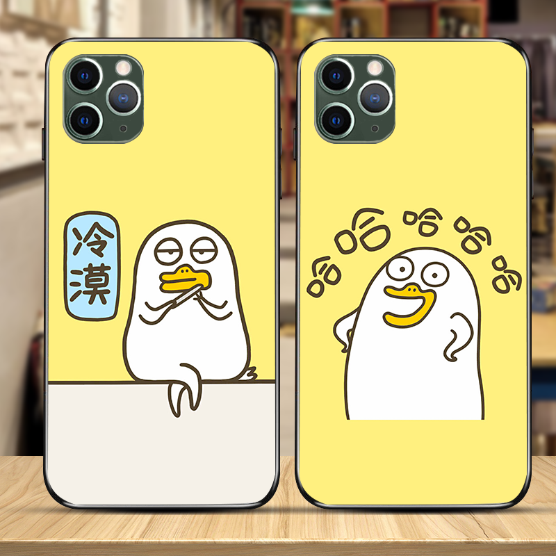 小刘鸭适用于三星s20手机壳s10s9软壳s7edge任意机型s8定制note10