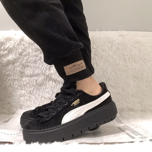 Puma Platform Trace V 彪马板鞋低帮百搭正品女子防滑运动休闲鞋