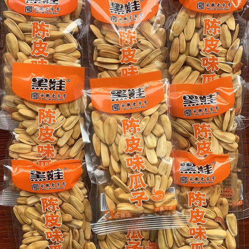 黑娃陈皮味瓜子小包装青花金银花味葵花籽饱满大颗粒零食古法炒货