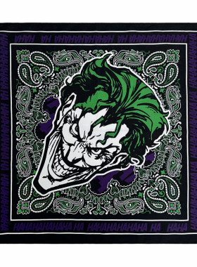 小鬼同款JOKER小丑方巾ins男嘻哈街舞hiphop头巾机车领巾骑行面巾