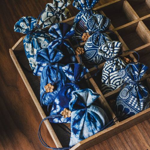 扎染空袋香囊端午中秋礼品