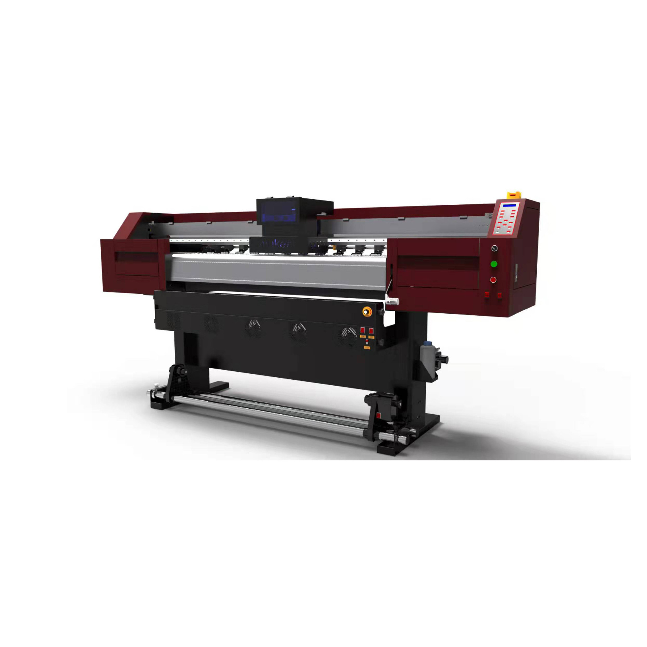 i3200uv彩白彩超透打印机玻璃贴橱窗贴超透pvc静电膜磨砂贴打印机