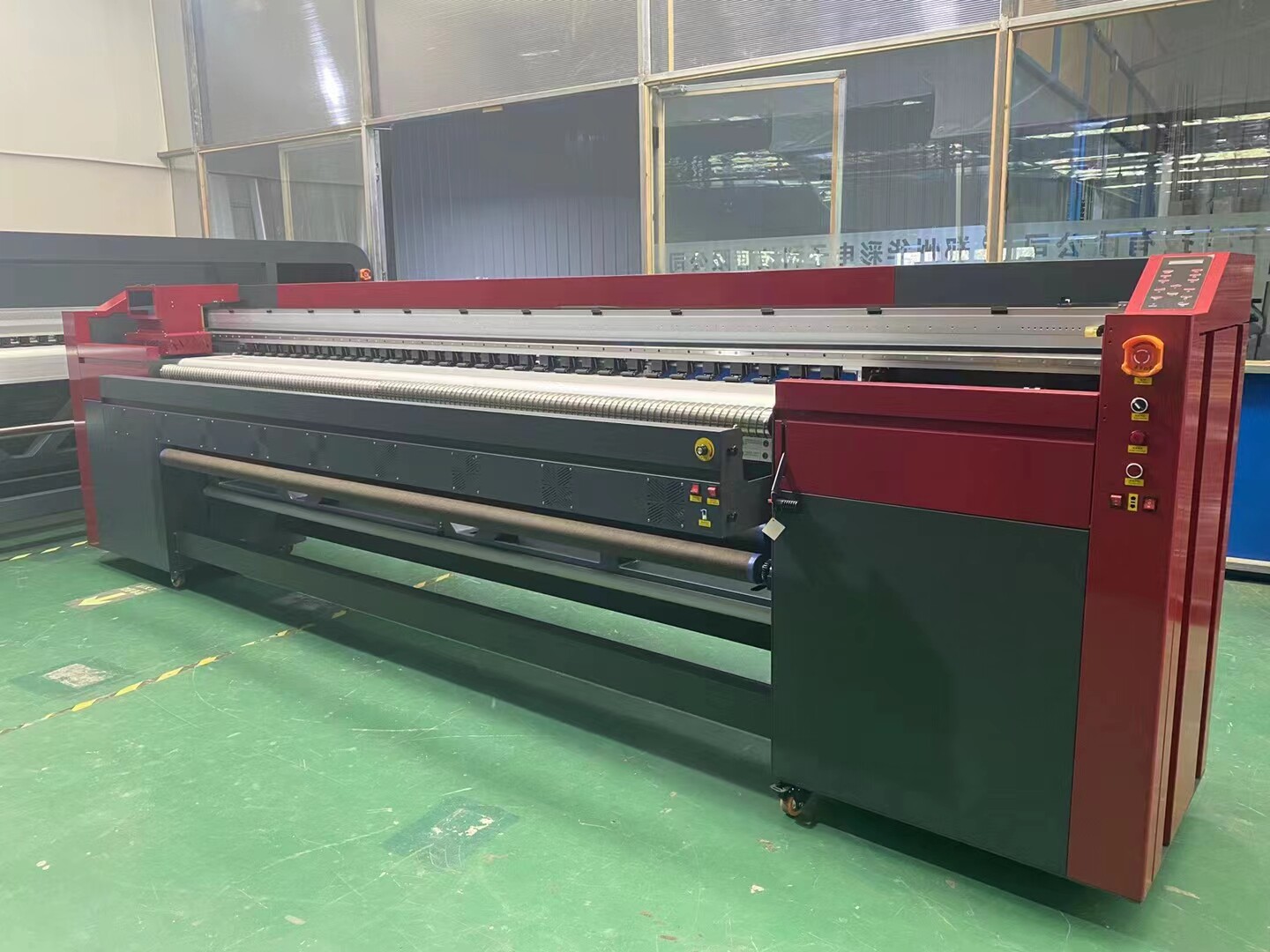 大型uv打印机 喷绘机 3.2米爱普生写真机 天花软膜uv卷材打印机