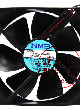 NMB 3110KL-04W-B57 12V 0.30A 9CM 9025 机箱散热风扇CPU风扇