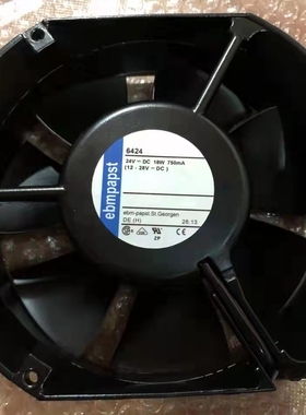 EBMPAPST TYP 6424 N H R U 9T12H TDR 24V 6314HR变频机散热风扇