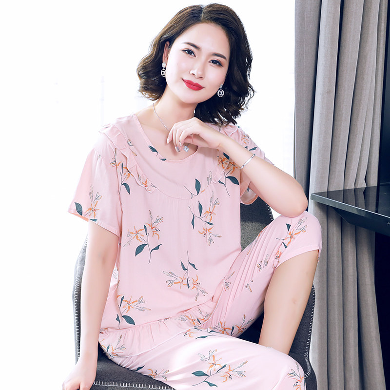 顿尼科女绵绸家居服套装