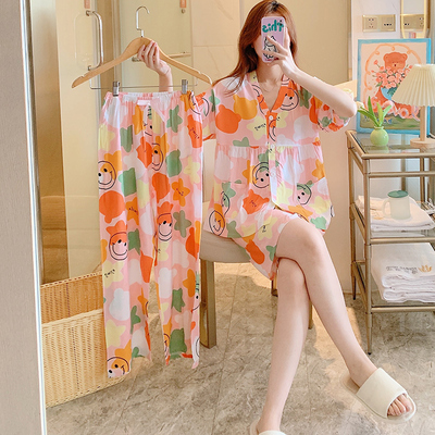 顿尼科女棉绸甜美可外穿