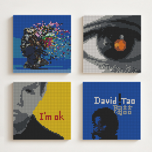 陶喆积木专辑周边黑色柳丁im TAO太平盛世新专辑黄专 ok蓝专DAVID