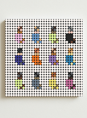 德雷克 Drake积木专辑周边封面带相框Certified Lover Boy