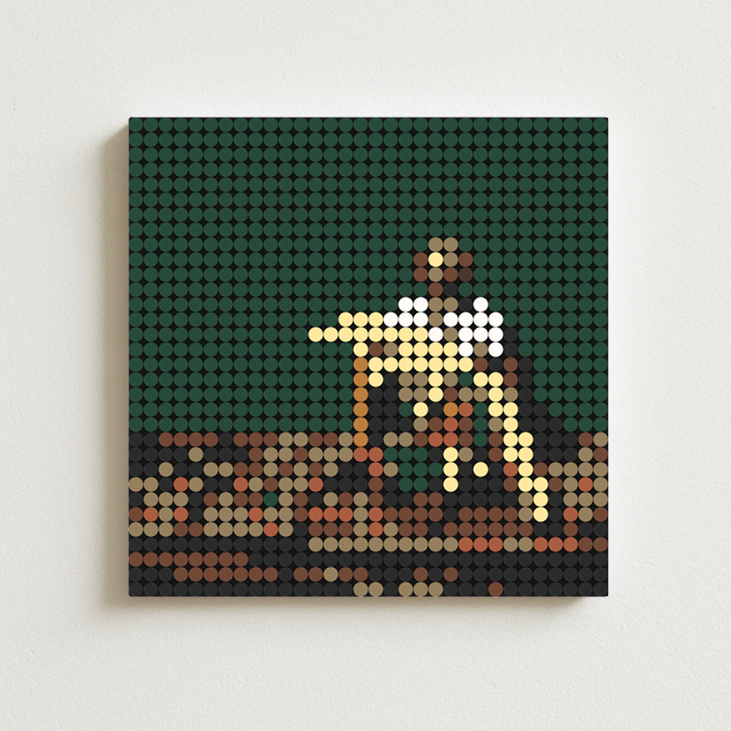 Doechii专辑周边Alligator Bites Never Heal积木专辑海报带相框