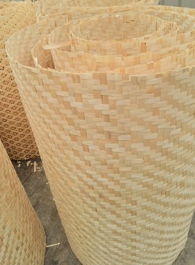 产地现货竹蔑席工地用墙面装饰装修竹席子农家乐装饰装修吊顶竹席