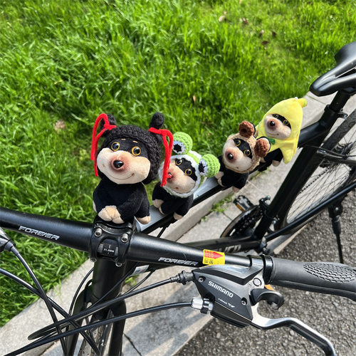 哪吒蜂蜜狗青蛙自行车装饰