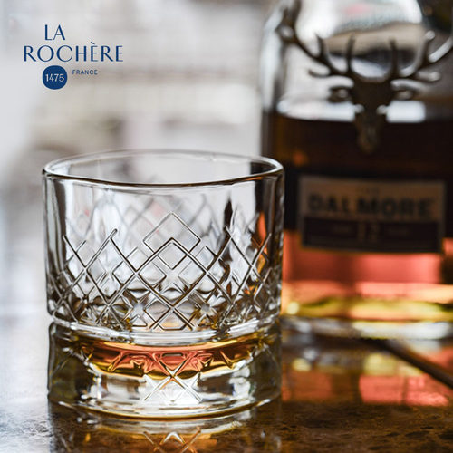 LaRochere威士忌杯法式古典浮雕