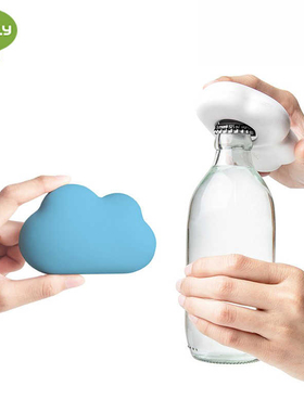 泰国Qualy云朵啤酒开瓶器个性创意冰箱贴可爱动物启瓶器起子特价