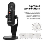 直播说唱USB话筒手机电脑专业录音增益降噪DSP声卡零底噪唱歌话筒