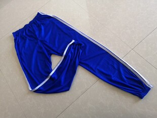 棉毛裤 衬裤 里穿睡裤 老式 男 晴纶裤 秋裤 侧面双白条线裤 腈纶裤 运动裤