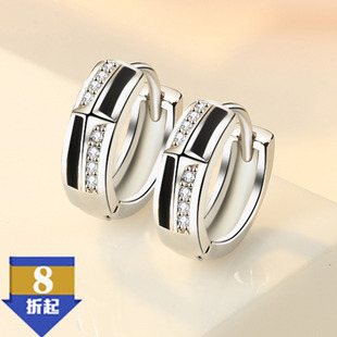 信仰之光耳扣女复古个性韩版冷淡风复古镶钻耳环欧美气质耳坠礼物