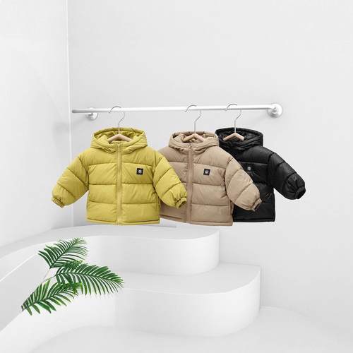 新款儿童加厚羽绒棉服外套