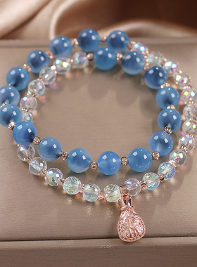 溏心玛瑙手链女礼物手饰品