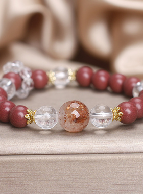 天然黑金超七转运珠手串中药手串