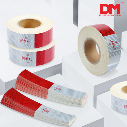 3C道明DMCT1000货车反光膜红白反光条反光贴车身反光标识车管所