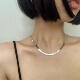 NASTYBABY 2025年项链女ins嘻哈轻奢小众蛇骨锁骨链情钛钢侣颈链