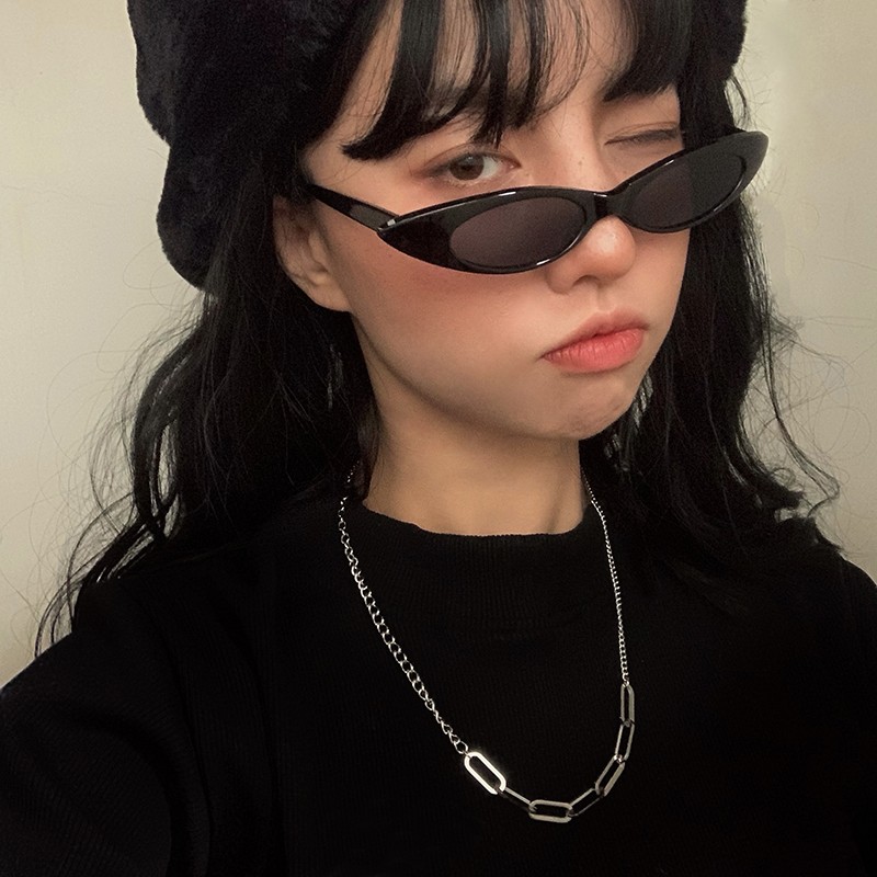 冷淡风钛钢百搭镂空项链时尚百搭