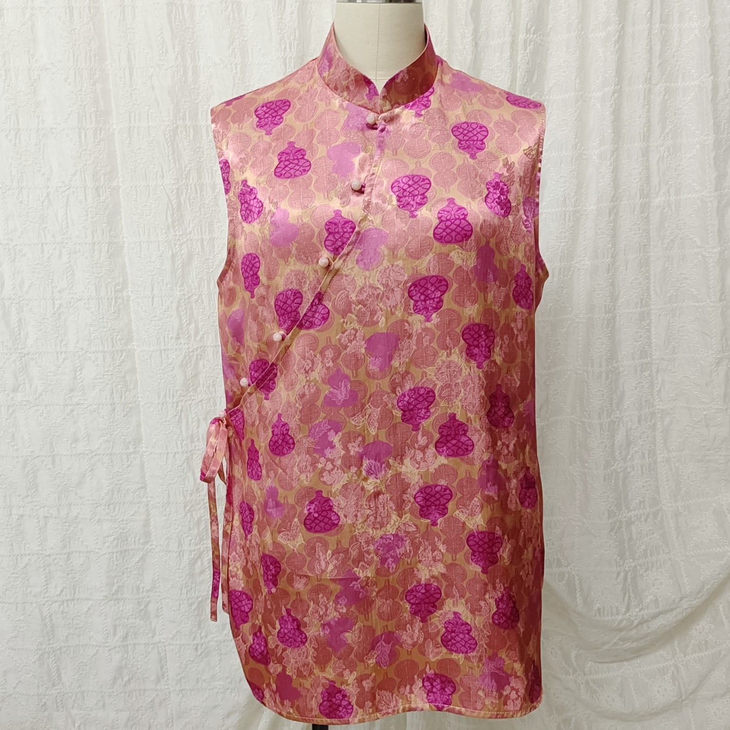 服装定制缝纫加工真丝蚕丝香云纱夏季透气国风汉服新中式斜襟上衣