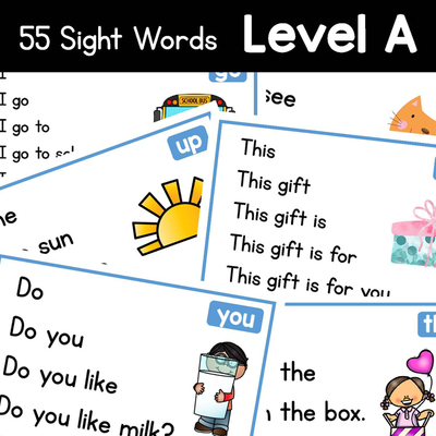 sight words高频词卡片阅读练习闪卡金字塔英语扩句英语启蒙单词