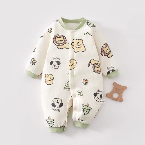 软软糯糯~真的好穿的宝宝连体衣