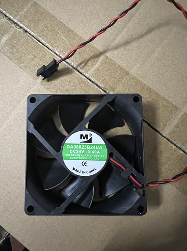 全新 DA08025B24UA 8025 24V 0.40A 8CM 众辰15kw变频器散热风扇