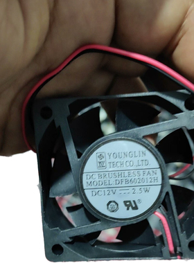 全新原装DFS602012H 12V 0.17A 6020 6CM厘米3线测速散热风扇