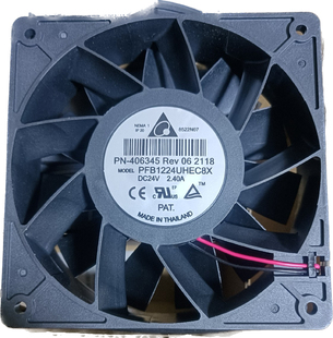 12038 406345 2.40A 12CM厘米风扇 24V 台达全新PFB1224UHEC8X