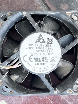 全新FFB0624EHE 24V 0.57A 6CM测速6038滚珠风扇