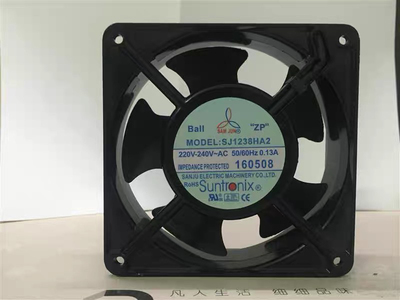 三巨SJ1238HA2 220V双滚珠轴承控制柜轴流散热风机仪表风扇12公分