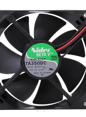 nidec原装NIDEC TA350DC M35519-51 24V 0.16A 9CM变频器风扇
