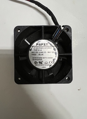 徳国PAPST TYP614 变频器风扇 6025 24VDC（12-30V）2.5W 双滚珠