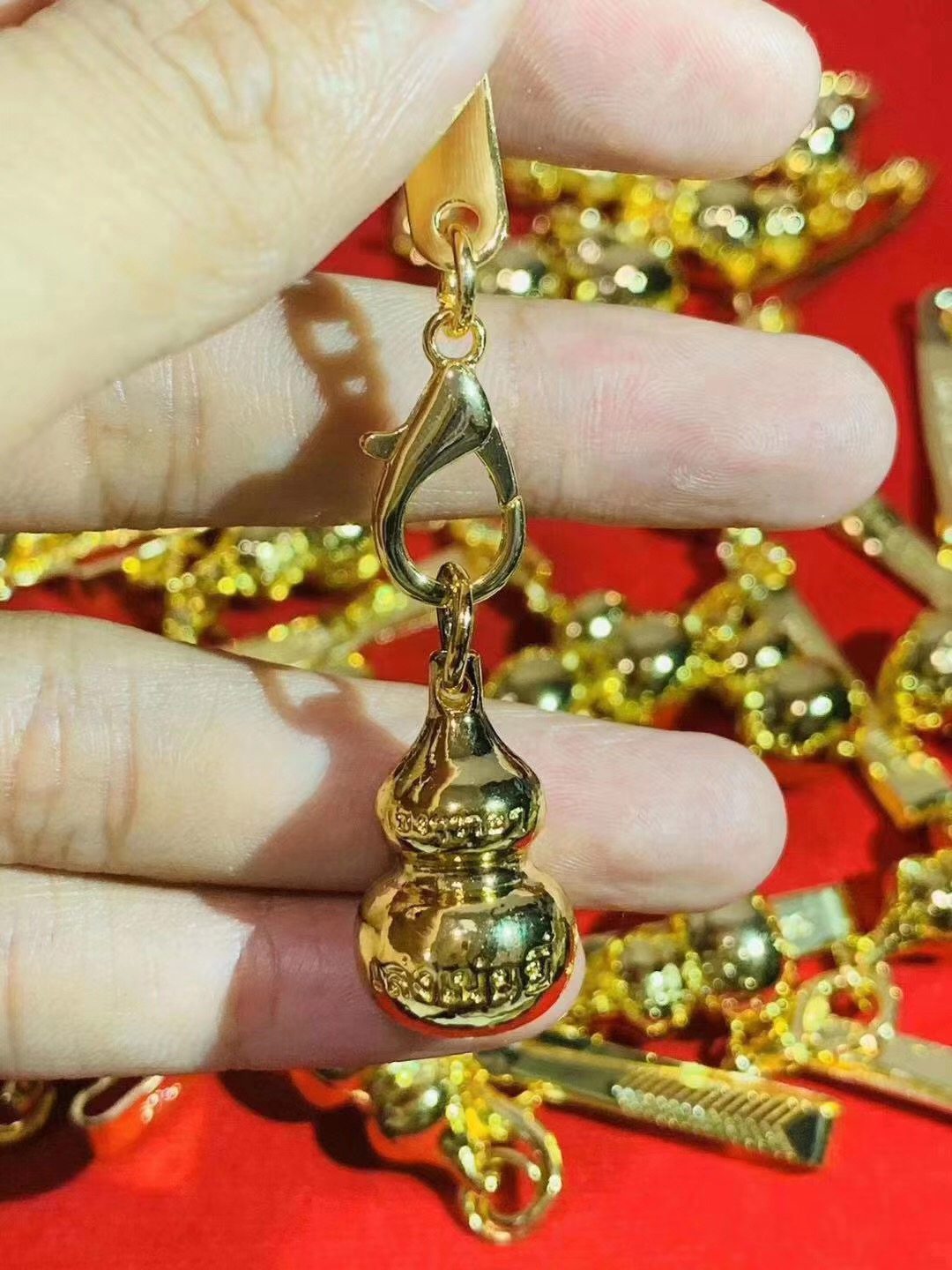 泰国龙莲寺 太岁经文葫芦 符管 拉祜  吊坠  钥匙扣  挂扣