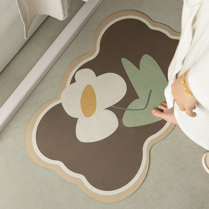 地垫硅藻泥吸水垫子浴室防滑地垫跨境家用厕所卫生间门口踩脚垫,居家布艺,地毯,淘宝优惠券,粉丝福利购,淘宝优惠卷