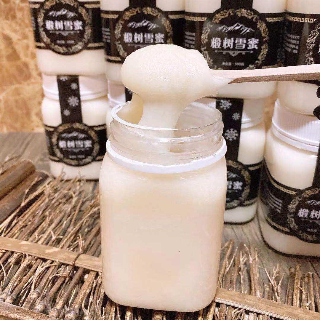 长白山蜂蜜东北雪蜜 椴树蜜500克 白蜜 结晶蜜 椴树雪蜜新蜜促销