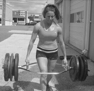 升级新款加厚加密奥杆助力健身器材硬拉耸肩六角实心杠铃杆大环形