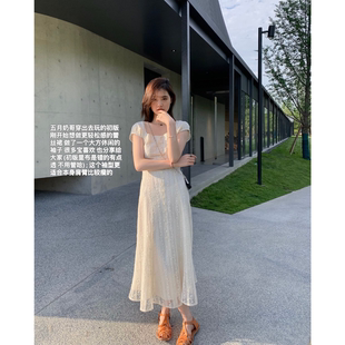 南法日记 移不开眼的美妙身段 超显瘦蕾丝鱼尾裙 连衣裙/小上衣版