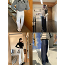 王 窄腿直筒牛仔裤 王牌版 2色修腿神裤 加绒保暖超百搭 型 深冬裤