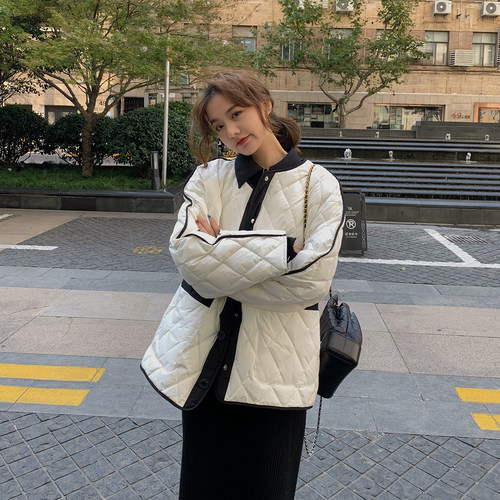 酸奶的衣橱小香/格纹羽绒服