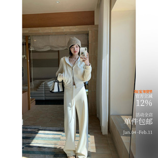 新增惊喜浮雕面料!暖烘烘很拉比例~浮雕/圈圈绒肌理加绒卫衣套装