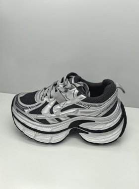 轩美诗//2026年新款女鞋休闲百搭老爹鞋厚底增高运动鞋90521