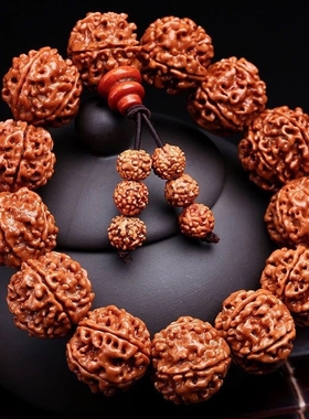 小金刚菩提手串金刚大金刚菩提手串机刷文玩五瓣佛珠男女士全套手