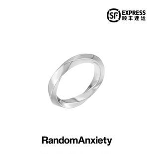 随机焦虑RA「THE MOBIUS 」 纯银莫比乌斯环戒指  欧美潮流首饰