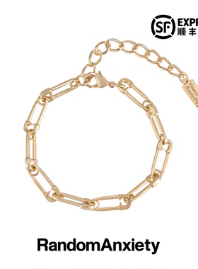 随机焦虑RA大回形针手链