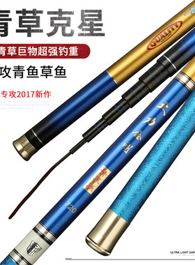大力金刚黑坑湖库青鱼草鱼大物竿